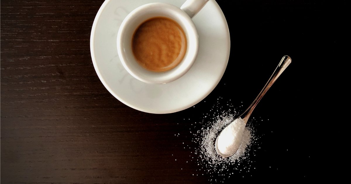 zucchero nel caffè